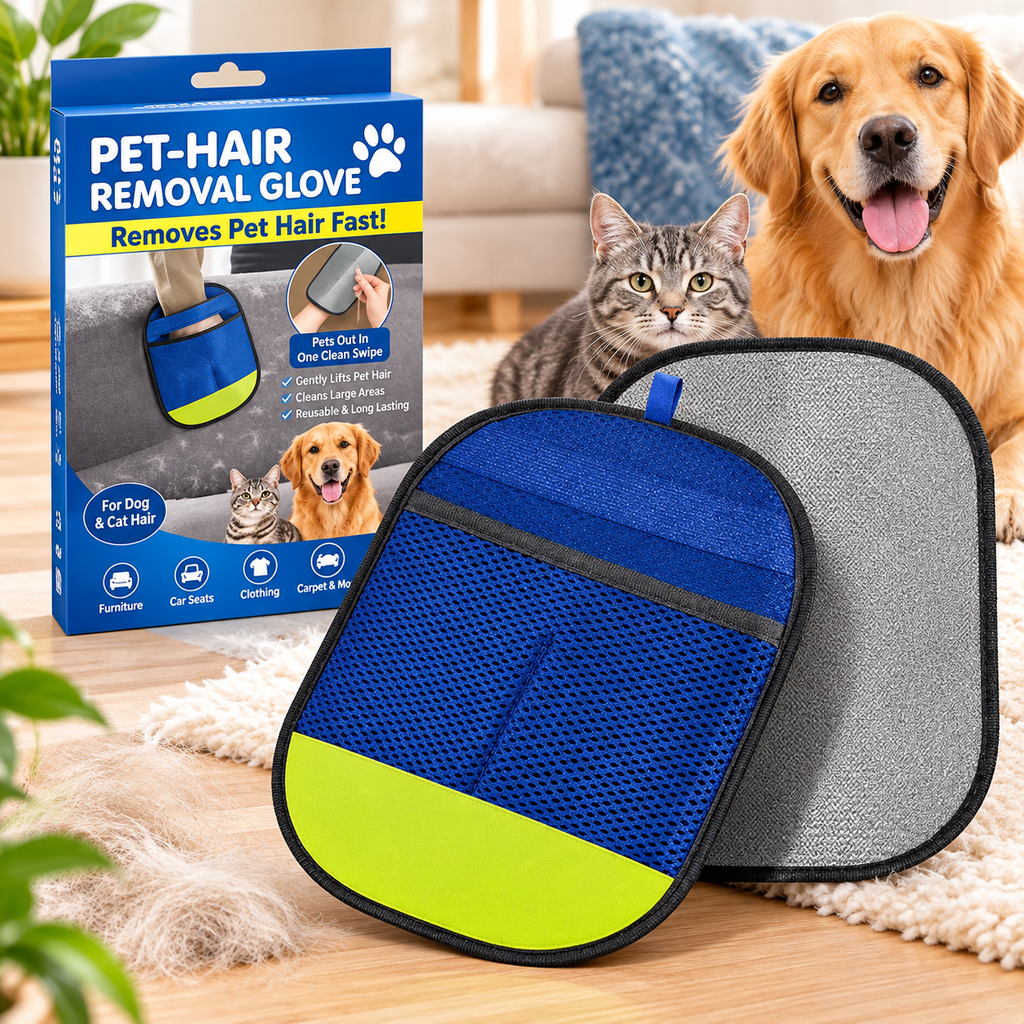 Reusable Pet Hair Removal Glove