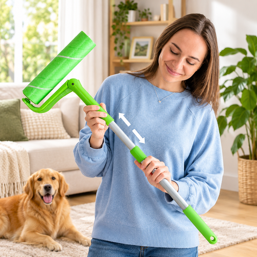 Extendable Pet Hair Lint Roller